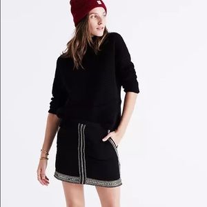 NWT Madewell Embellished Mini Skirt